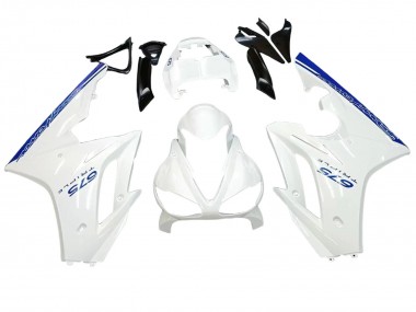 Meilleurs Carénages Moto Triumph Daytona 675 2006-2008 - Blanc Bleu