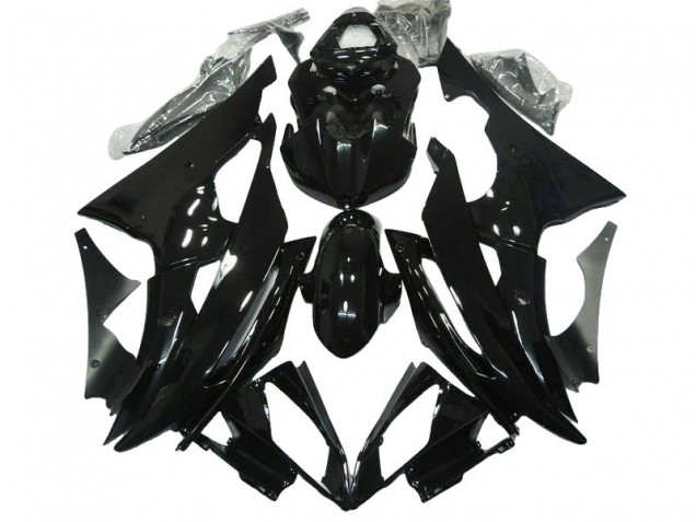 Carénages Moto Yamaha YZF R6 2008-2016 - Noir Brillant