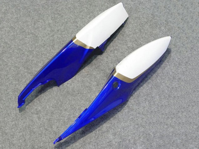 Carénages Moto Suzuki GSXR 600/750 2006-2007 - Blanc Bleu Jaune Corona Alstare