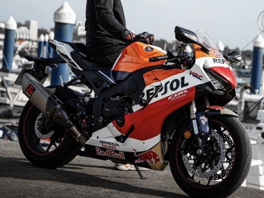 Meilleurs Carénages Moto Honda CBR1000RR 2017-2023 - Orange Blanc Rouge Noir Brillant Repsol Red Bull