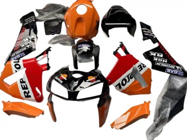 Meilleurs Carénages Moto Honda CBR600RR 2005-2006 - Noir Orange Blanc Rouge Repsol