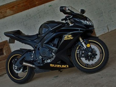 Meilleurs Carénages Moto Suzuki GSXR 600 2001-2003 - Noir