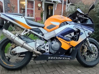 Meilleurs Carénages Moto Honda CBR900RR 929RR 2000-2001 - Argent Orange Bleu