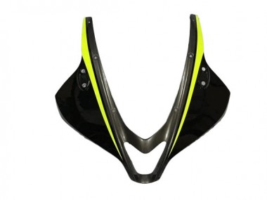 Meilleurs Carénages Moto Honda CBR600RR 2007-2008 - Noir Brillant Haute Visibilité Jaune
