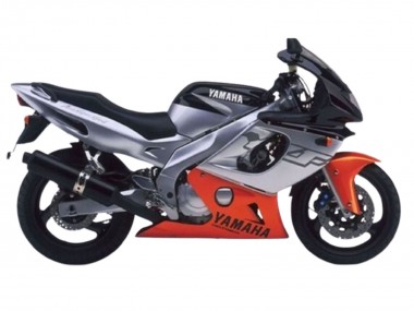 Meilleurs Carénages Moto Yamaha YZF600R Thundercat 1996-2007 - Gris Orange Noir