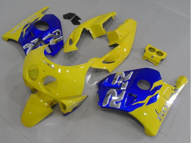 Carénage Moto Honda CBR 250 RR MC22 1991-1998 - Jaune Bleu Carénage Moto Honda CBR 250 RR MC22 1991-1998 - Jaune Bleu