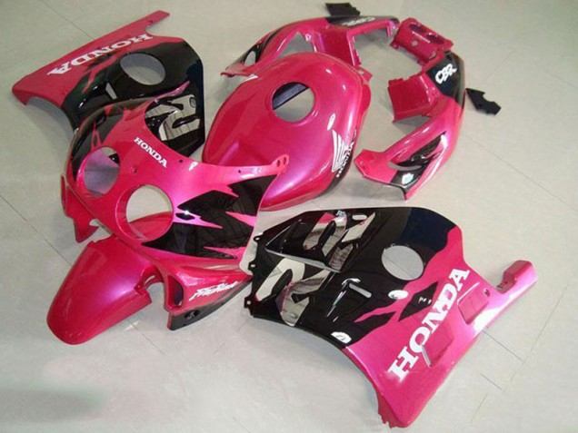 Carénage Moto Honda CBR 250 RR MC22 1991-1998 - Noir Rose Carénage Moto Honda CBR 250 RR MC22 1991-1998 - Noir Rose