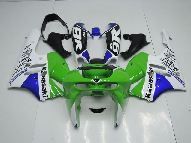 Carénage Moto ZX9R 1994-1997 - Vert Blanc Carénage Moto ZX9R 1994-1997 - Vert Blanc