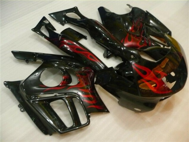 Carénages Moto Honda CBR 600 F3 1995-1998 - Noir Rouge Flamme Carénages Moto Honda CBR 600 F3 1995-1998 - Noir Rouge Flamme