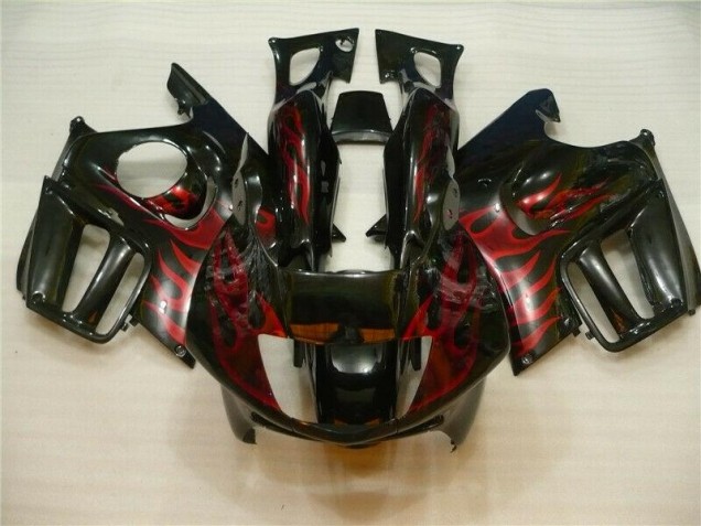 Carénages Moto Honda CBR 600 F3 1995-1998 - Noir Rouge Flamme Carénages Moto Honda CBR 600 F3 1995-1998 - Noir Rouge Flamme