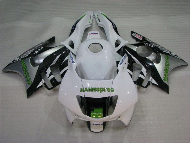 Carénage Moto Honda CBR 600 F3 1995-1998 - Blanc Vert Hannspree Carénage Moto Honda CBR 600 F3 1995-1998 - Blanc Vert Hannspree