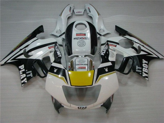 Carénage Moto Honda CBR 600 F3 1995-1998 - Blanc Noir Playboy Carénage Moto Honda CBR 600 F3 1995-1998 - Blanc Noir Playboy