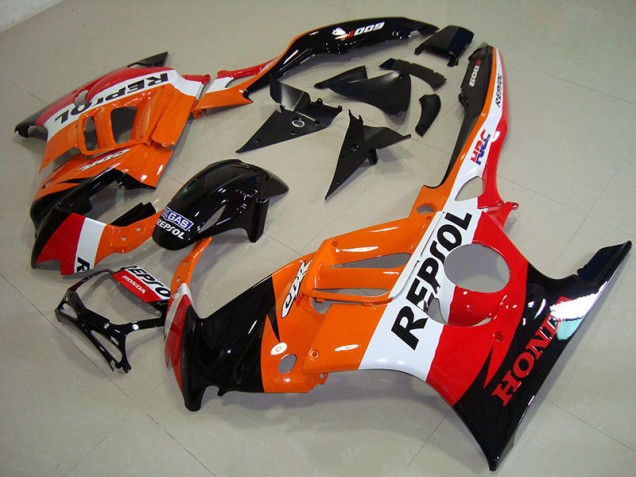 Carénages Moto Honda CBR 600 F3 1995-1998 - Noir Orange Repsol Carénages Moto Honda CBR 600 F3 1995-1998 - Noir Orange Repsol