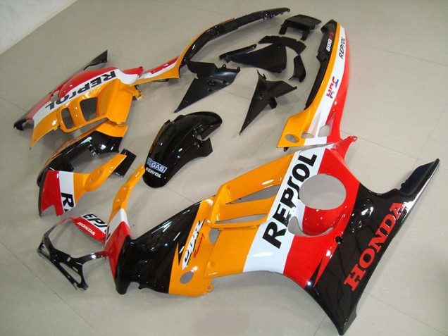 Carénage Moto Honda CBR 600 F3 1995-1998 - Orange Noir Repsol Carénage Moto Honda CBR 600 F3 1995-1998 - Orange Noir Repsol
