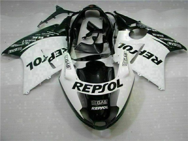 Carénage Moto Honda CBR 1100 XX 1996-2007 - Blanc Noir Repsol Carénage Moto Honda CBR 1100 XX 1996-2007 - Blanc Noir Repsol