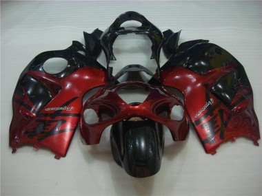 Carénages Moto Suzuki GSXR 1300 Hayabusa 1996-2007 - Rouge Noir
