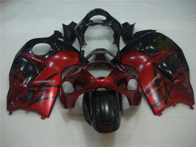 Carénages Moto Suzuki GSXR 1300 Hayabusa 1996-2007 - Rouge Noir Carénages Moto Suzuki GSXR 1300 Hayabusa 1996-2007 - Rouge Noir