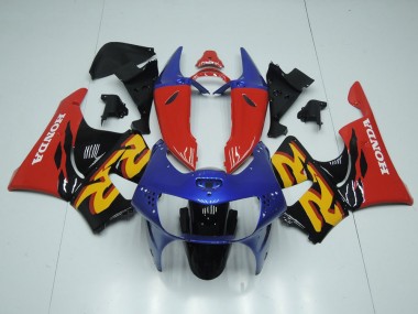 Carénage Moto Honda CBR 900 RR 919 1998-1999 - Bleu Rouge Noir