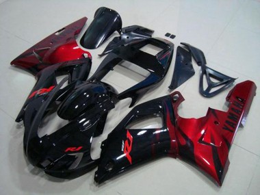 Carénage Moto Yamaha R1 1998-1999 - Noir Rouge
