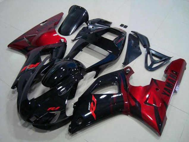 Carénage Moto Yamaha R1 1998-1999 - Noir Rouge Carénage Moto Yamaha R1 1998-1999 - Noir Rouge