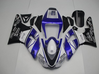 Carénage Moto Yamaha R1 1998-1999 - Bleu Blanc Noir