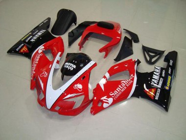 Carénage Moto Yamaha R1 1998-1999 - Rouge Noir Blanc