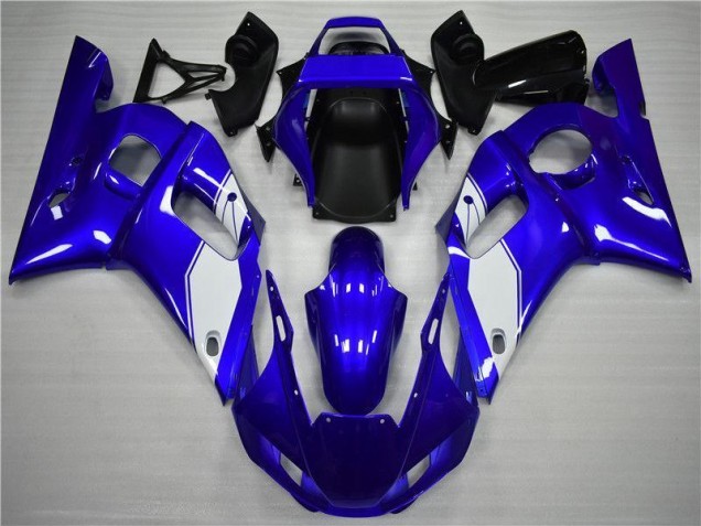 Carénage Moto Yamaha R6 1998-2002 - Blanc Bleu Carénage Moto Yamaha R6 1998-2002 - Blanc Bleu