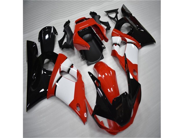 Carénage Moto Yamaha R6 1998-2002 - Noir Blanc Carénage Moto Yamaha R6 1998-2002 - Noir Blanc