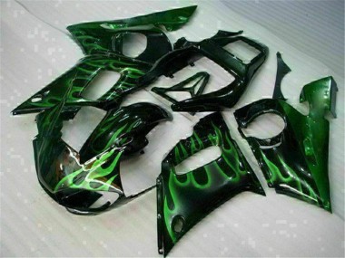Carénage Moto Yamaha R6 1998-2002 - Vert Noir