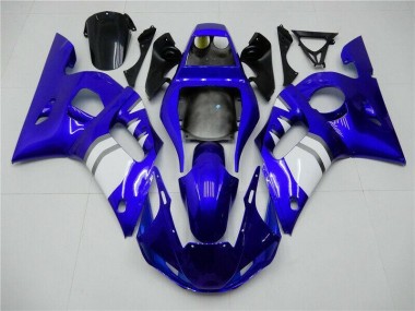 Carénage Moto Yamaha R6 1998-2002 - Bleu Blanc