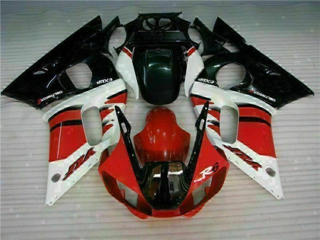 Carrosserie Moto Yamaha R6 1998-2002 - Rouge Noir Carrosserie Moto Yamaha R6 1998-2002 - Rouge Noir