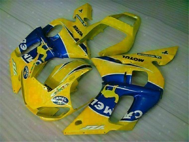 Carrosserie Moto Yamaha R6 1998-2002 - Jaune Bleu