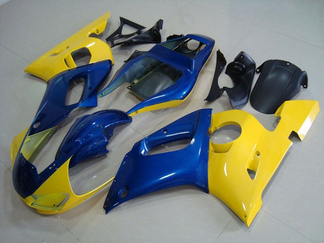 Carénages Moto Yamaha R6 1998-2002 - Jaune Bleu Carénages Moto Yamaha R6 1998-2002 - Jaune Bleu
