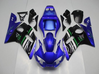 Carénage Moto Yamaha R6 1998-2002 - Bleu Monster