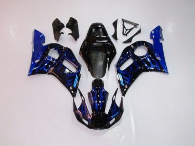 Carénage Moto Yamaha R6 1998-2002 - Bleu Flamme