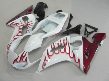 Carénage Moto Yamaha R6 1998-2002 - Rouge Flamme