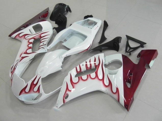 Carénage Moto Yamaha R6 1998-2002 - Rouge Flamme Carénage Moto Yamaha R6 1998-2002 - Rouge Flamme