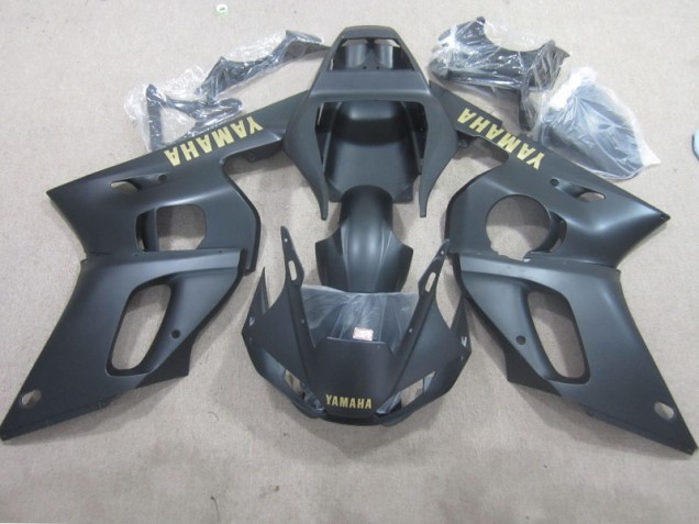 Carénage Moto Yamaha R6 1998-2002 - Noir Jaune Décalque Carénage Moto Yamaha R6 1998-2002 - Noir Jaune Décalque