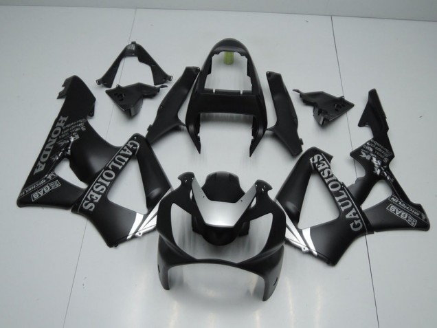 Carénage Moto Honda CBR 900 RR 929 2000-2001 - Noir Mat Argent