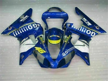 Kit Carénages Motos Complet Yamaha R1 2000-2001 - Bleu