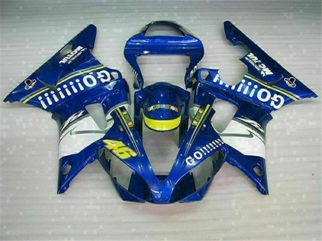 Kit Carénages Motos Complet Yamaha R1 2000-2001 - Bleu
