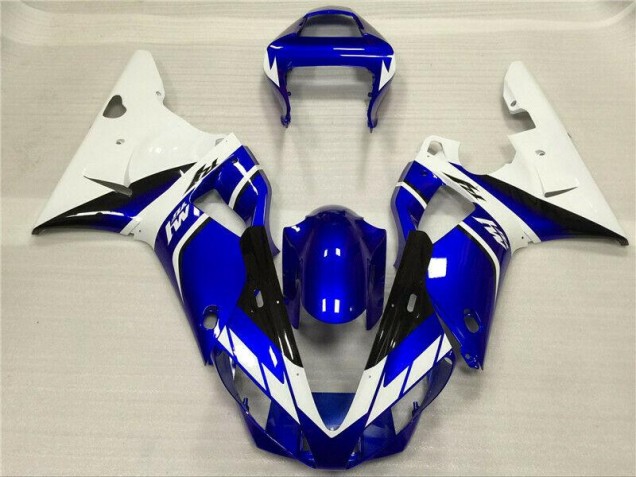 Carénage Moto Yamaha R1 2000-2001 - Blanc Bleu Carénage Moto Yamaha R1 2000-2001 - Blanc Bleu