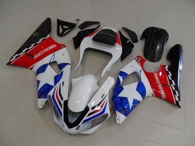Carénage Moto Yamaha R1 2000-2001 - Drapeau Étoile