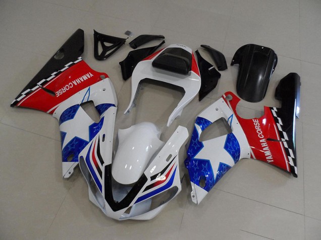 Carénage Moto Yamaha R1 2000-2001 - Drapeau Étoile