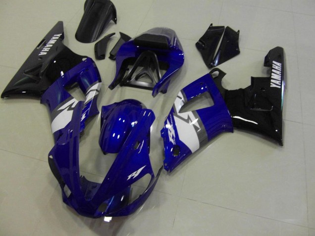 Carénage Moto Yamaha R1 2000-2001 - Bleu Noir Blanc