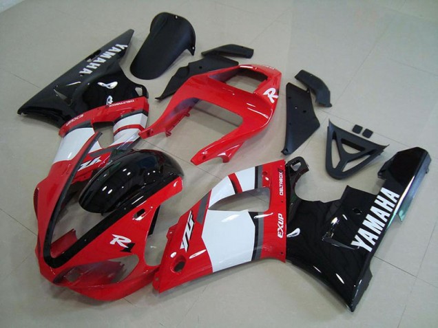 Carénage Moto Yamaha R1 2000-2001 - Rouge Noir Blanc Carénage Moto Yamaha R1 2000-2001 - Rouge Noir Blanc