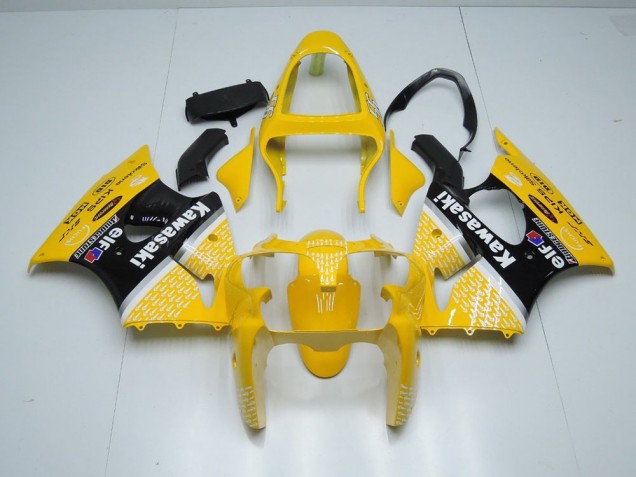 Carénage Moto ZX6R 2000-2002 - Jaune Arrow Carénage Moto ZX6R 2000-2002 - Jaune Arrow
