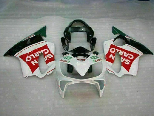 Carénage Moto Honda CBR 600 F4i 2001-2003 - Rouge Blanc Noir San Carlo