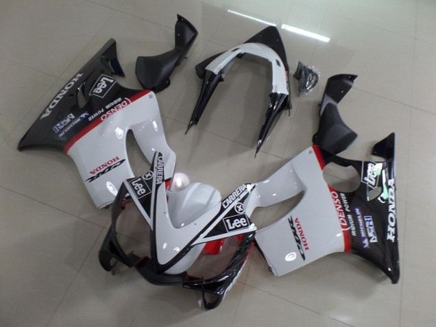 Carénage Moto Honda CBR 600 F4i 2001-2003 - Blanc Noir Carrera Lee