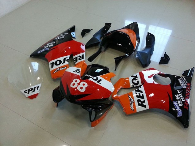 Carénage Moto Honda CBR 600 F4i 2001-2003 - Courses Repsol 88